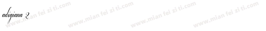 adigiana 2字体转换
